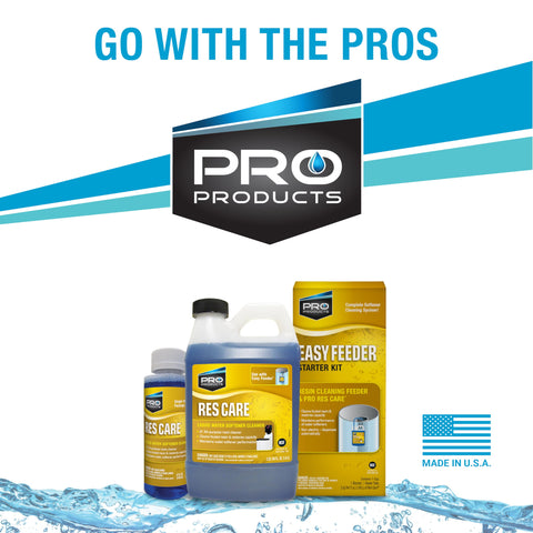 Pro Products Res Care continuous dosing maintains resin efficiency and life.