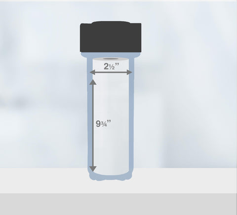 Pro Water Parts clear housing view highlighting visible sediment filtration