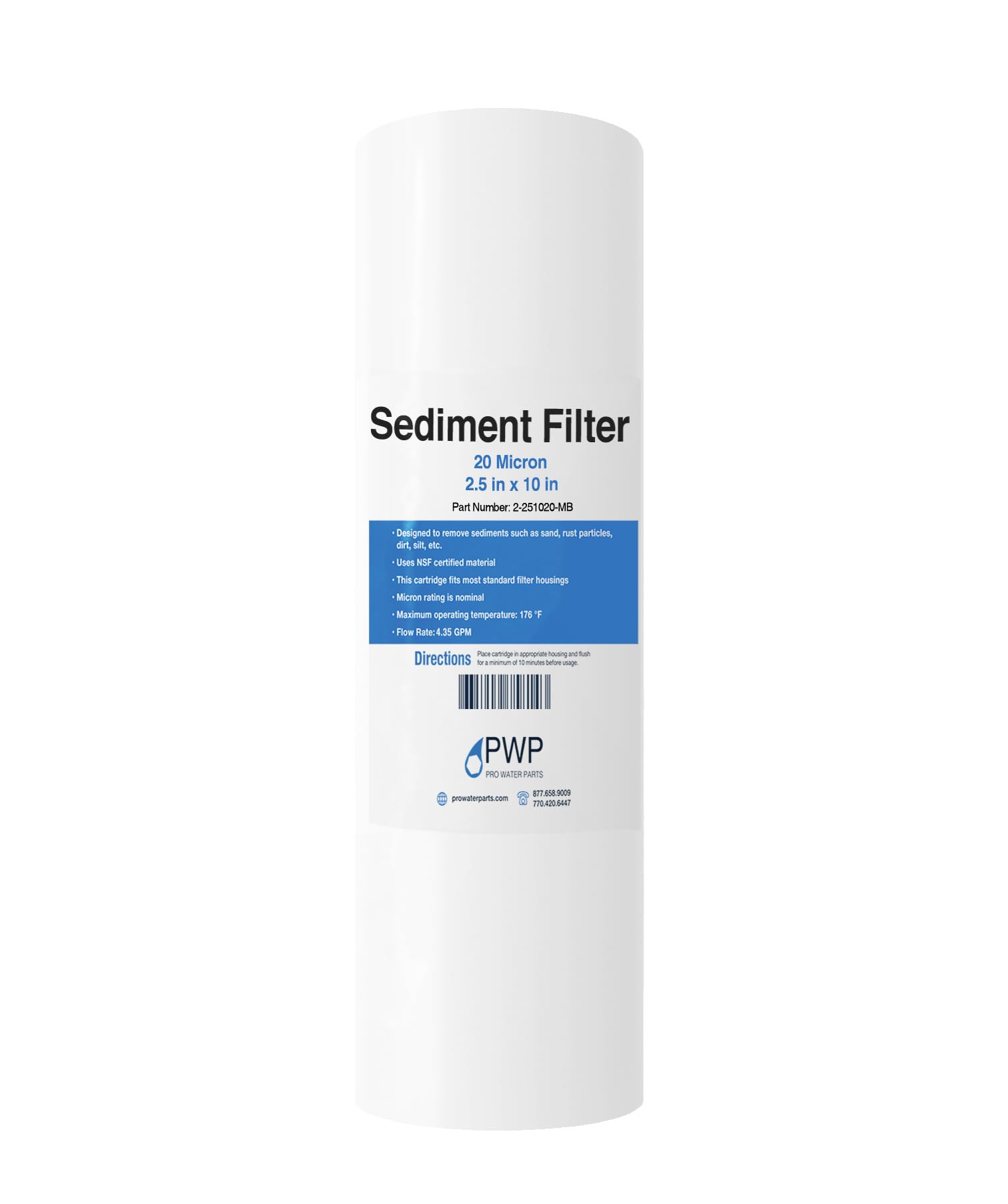 Pro Water Parts commercial and home-use filter pack image indicates versatile bulk supply