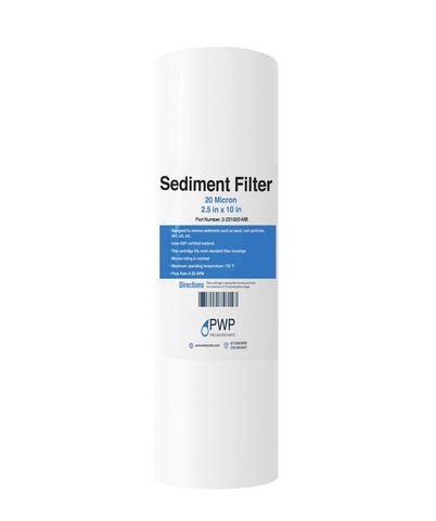 Pro Water Parts commercial and home-use filter pack image indicates versatile bulk supply