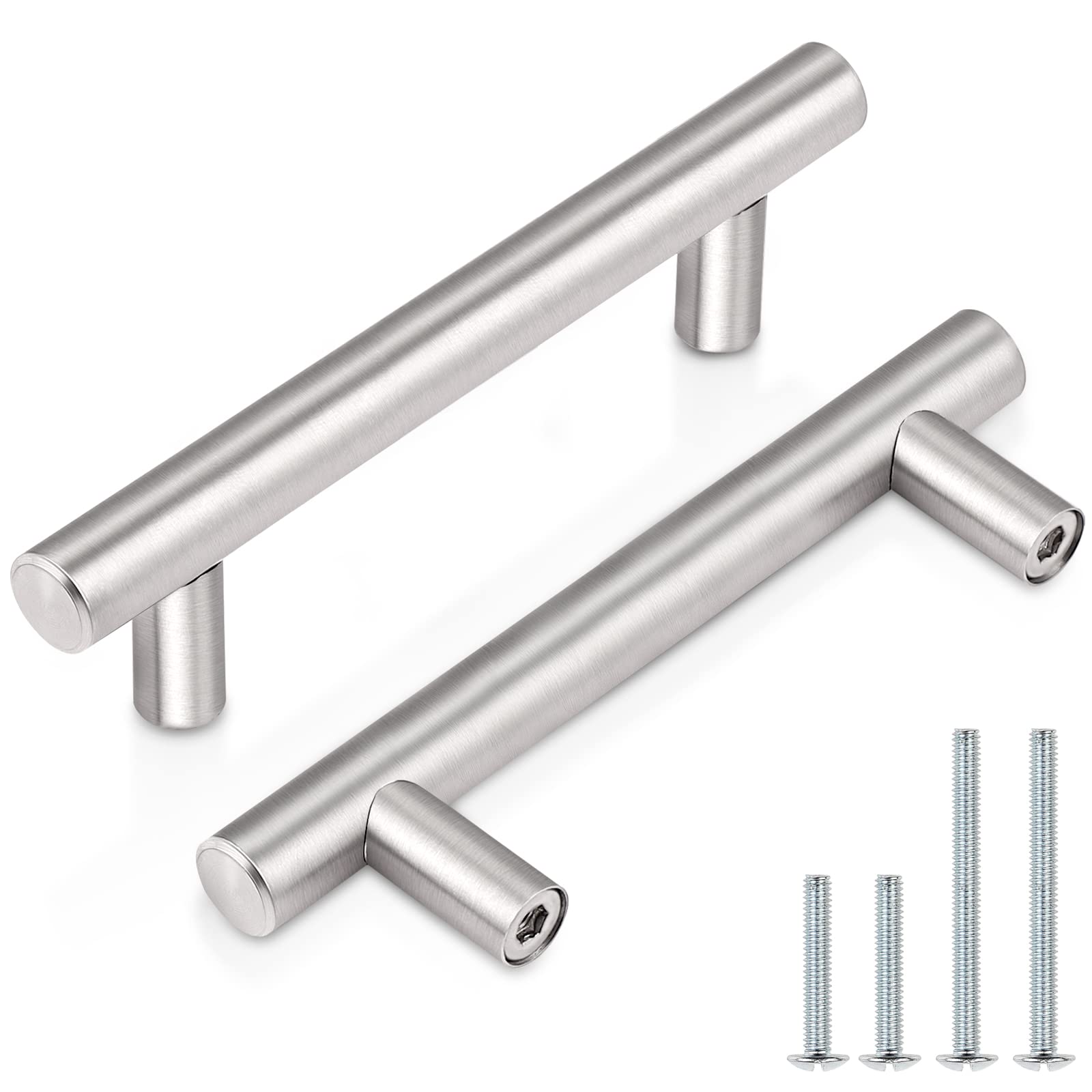 Probrico 30-pack cabinet handle in brushed nickel for a modern kitchen upgrade.