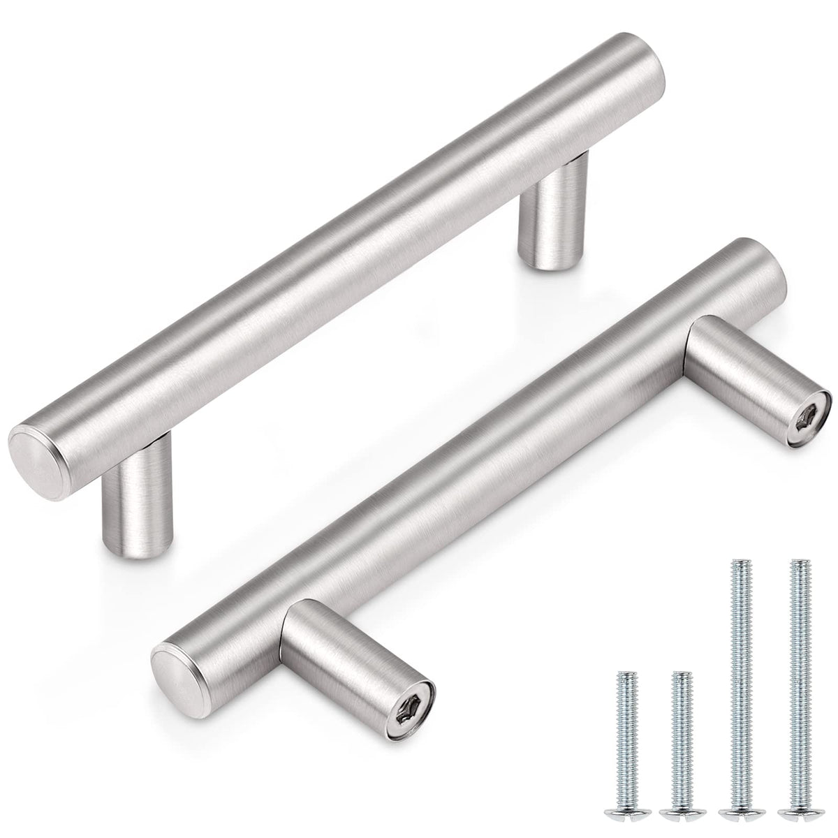 Probrico 30-pack cabinet handle in brushed nickel for a modern kitchen upgrade.