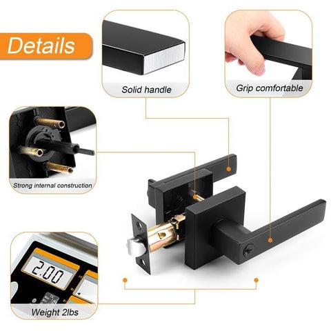 Adjustable latch from Probrico fit for 2-3/8 to 2-3/4 inch doors