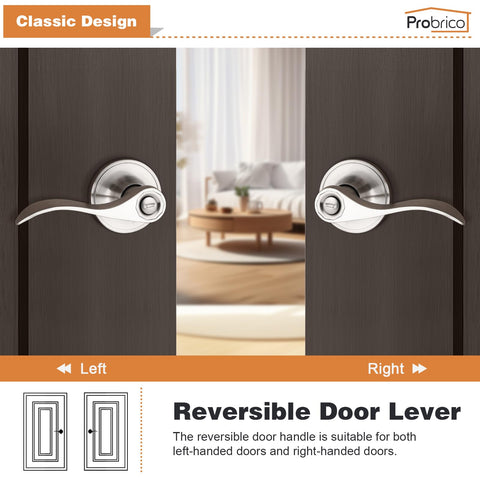 Probrico ANSI Grade 3 durable lever for long-lasting daily use.