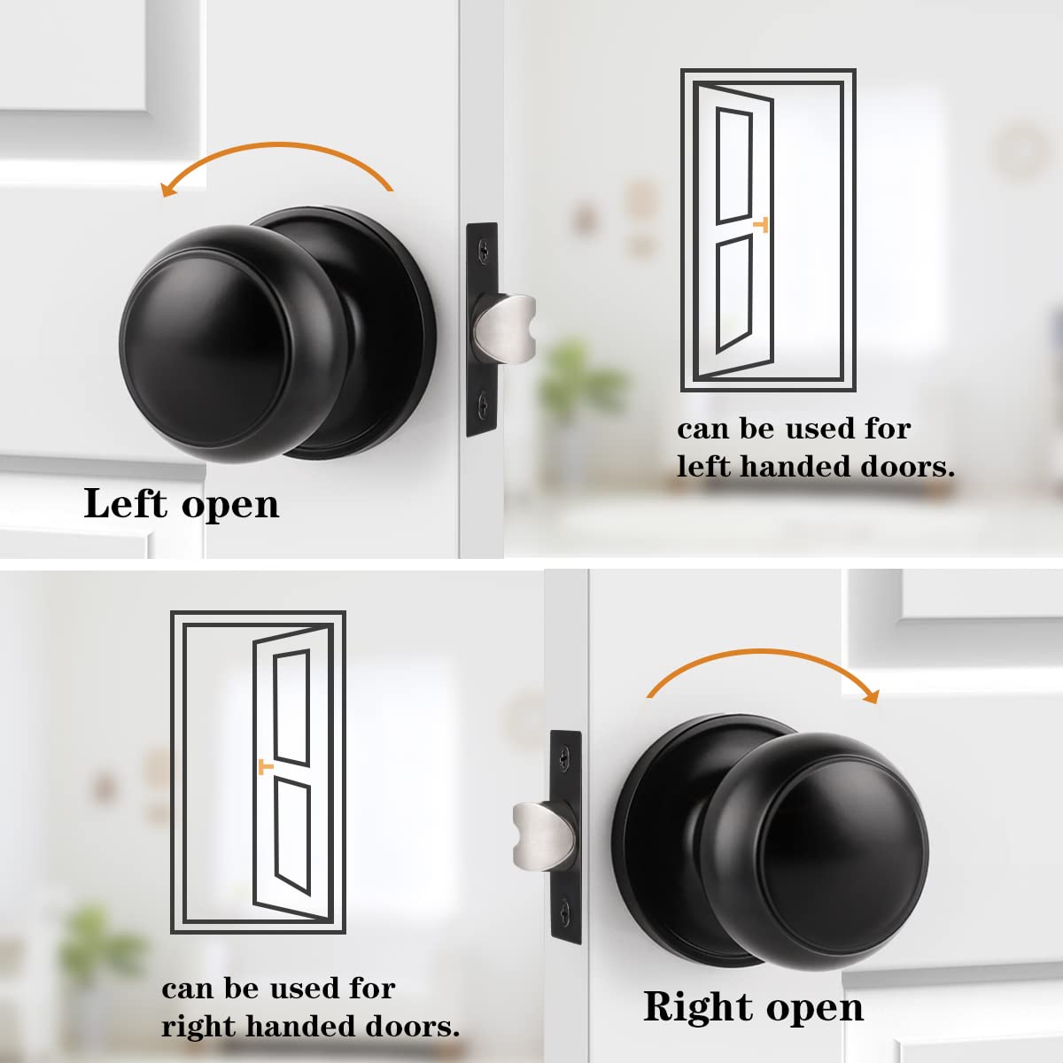 Stainless steel construction with matte black finish for ANSI Grade 3 durability
