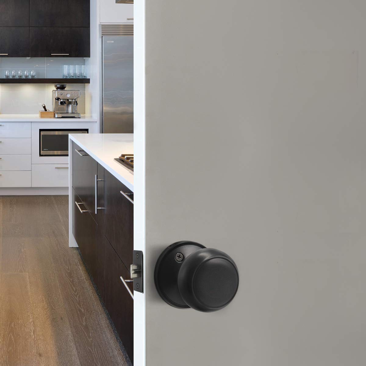 Probrico ANSI Grade 3 reliability in durable black knob.