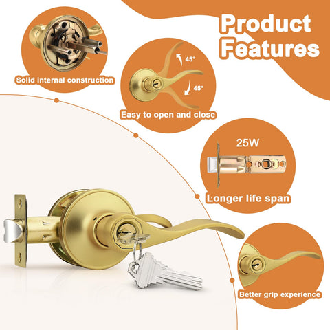 Probrico adjustable latch fits 60mm or 70mm profiles for versatile fit.