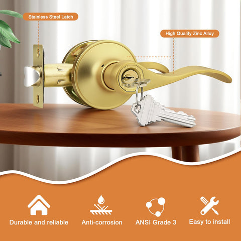 Probrico wave-style lever showcases elegant design and smooth operation.