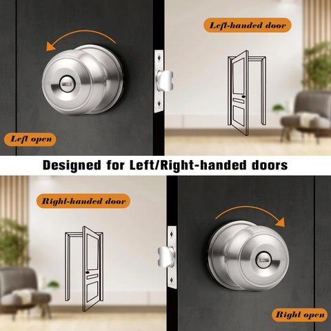 Probrico brushed-nickel easy-installation kit with hardware