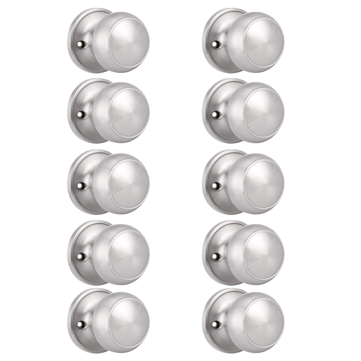 Probrico classic satin nickel closet knob for interior doors