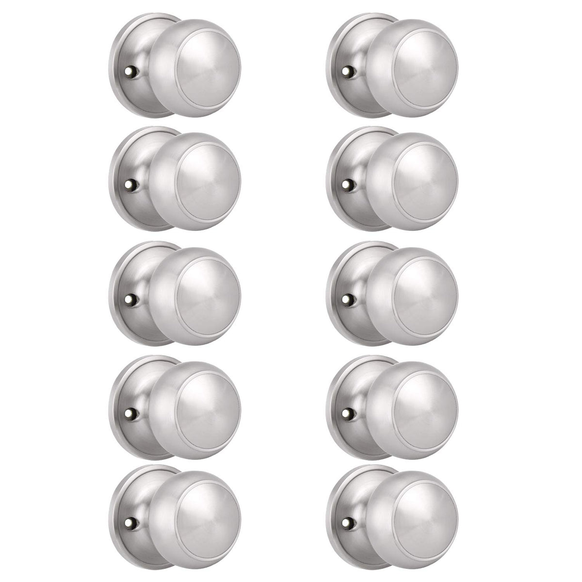 Probrico classic satin nickel closet knob for interior doors