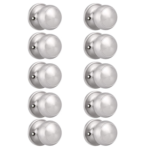 Probrico classic satin nickel closet knob for interior doors