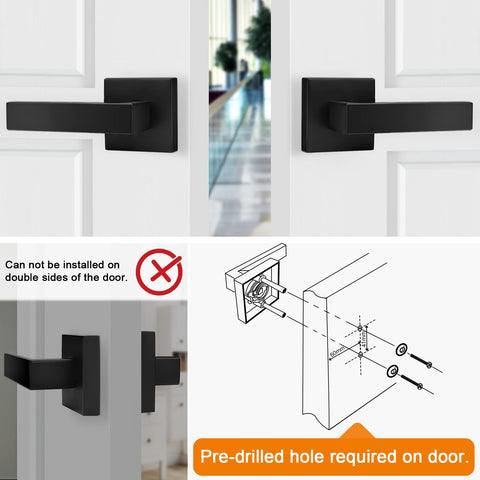 Probrico dummy lever highlighting concealed screws for a sleek finish