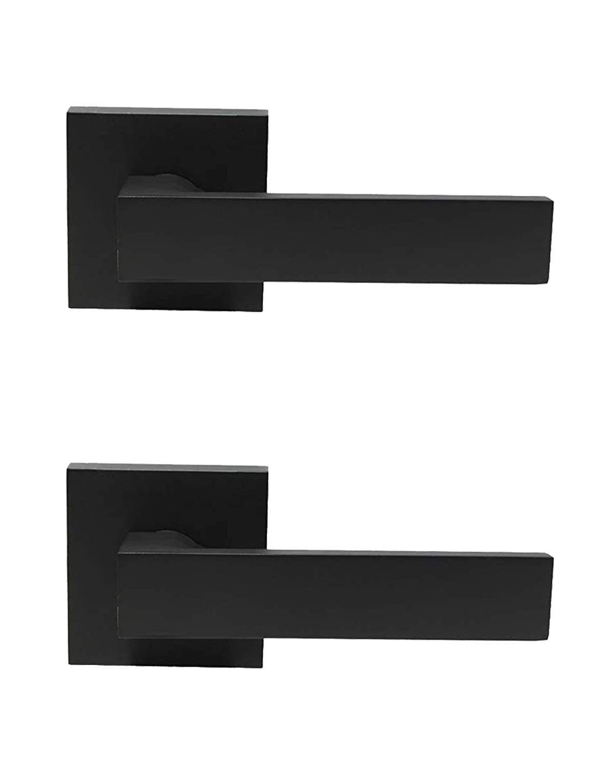 Probrico dummy lever in matte black finish for interior doors.