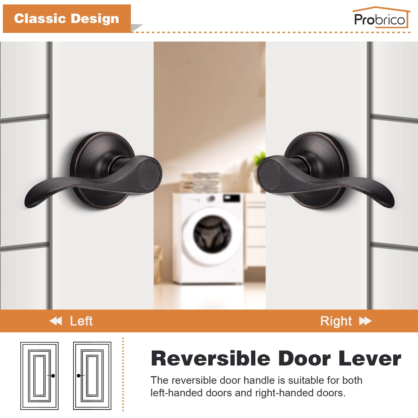 Probrico zinc alloy lever built for wear resistance