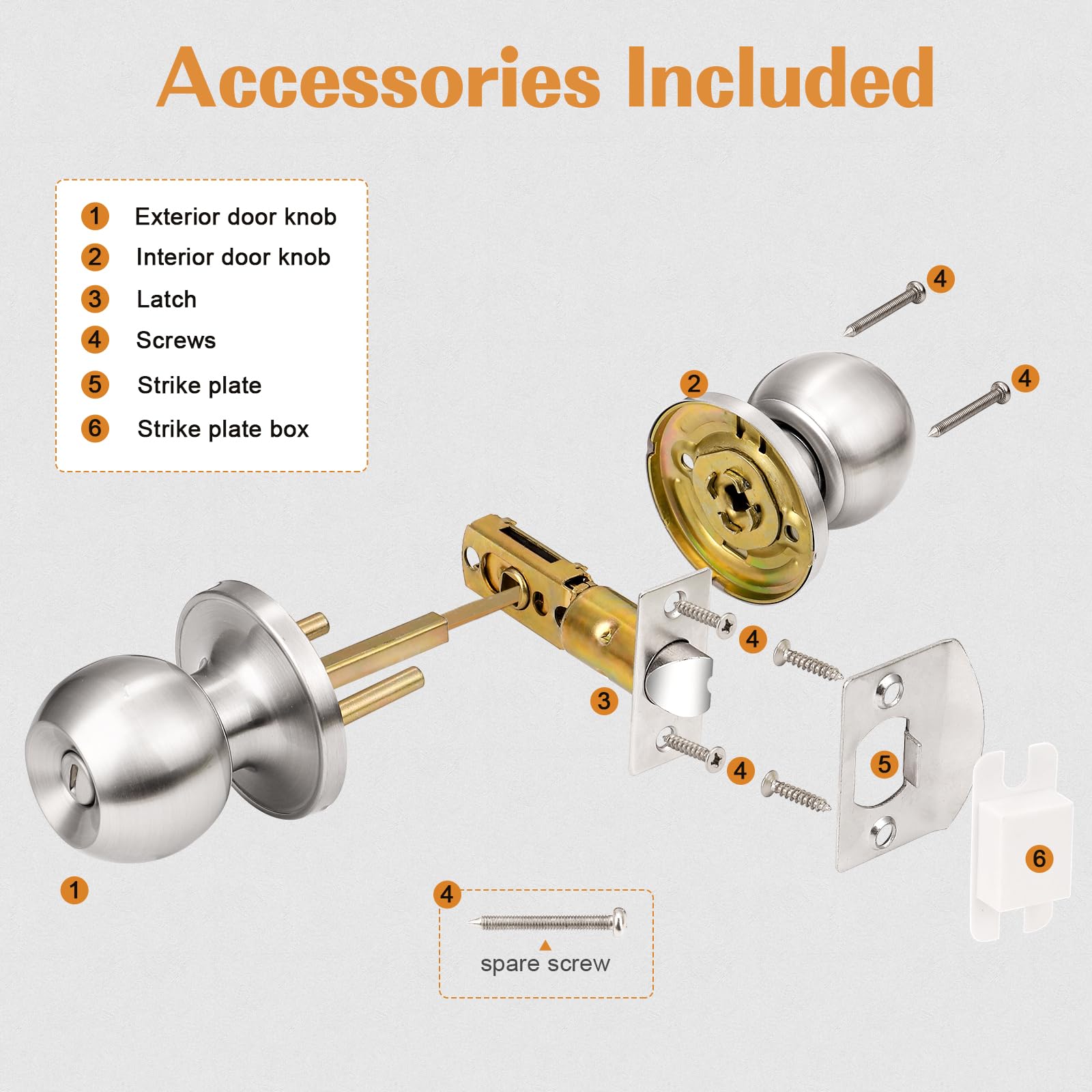 Probrico easy-installation kit includes all parts for solo mounting.
