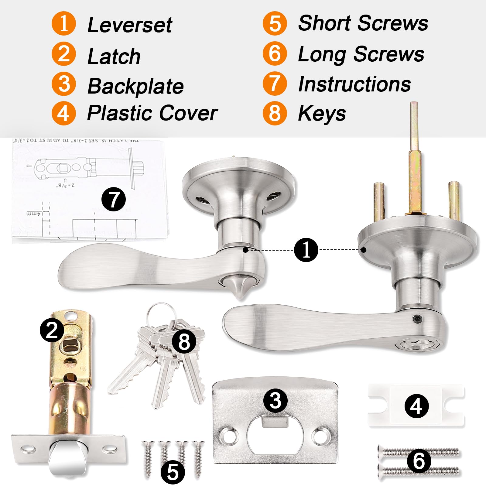 Probrico easy-installation kit with all necessary hardware.