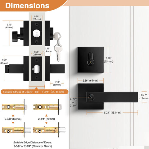 Probrico outside keyed entry for reliable exterior security