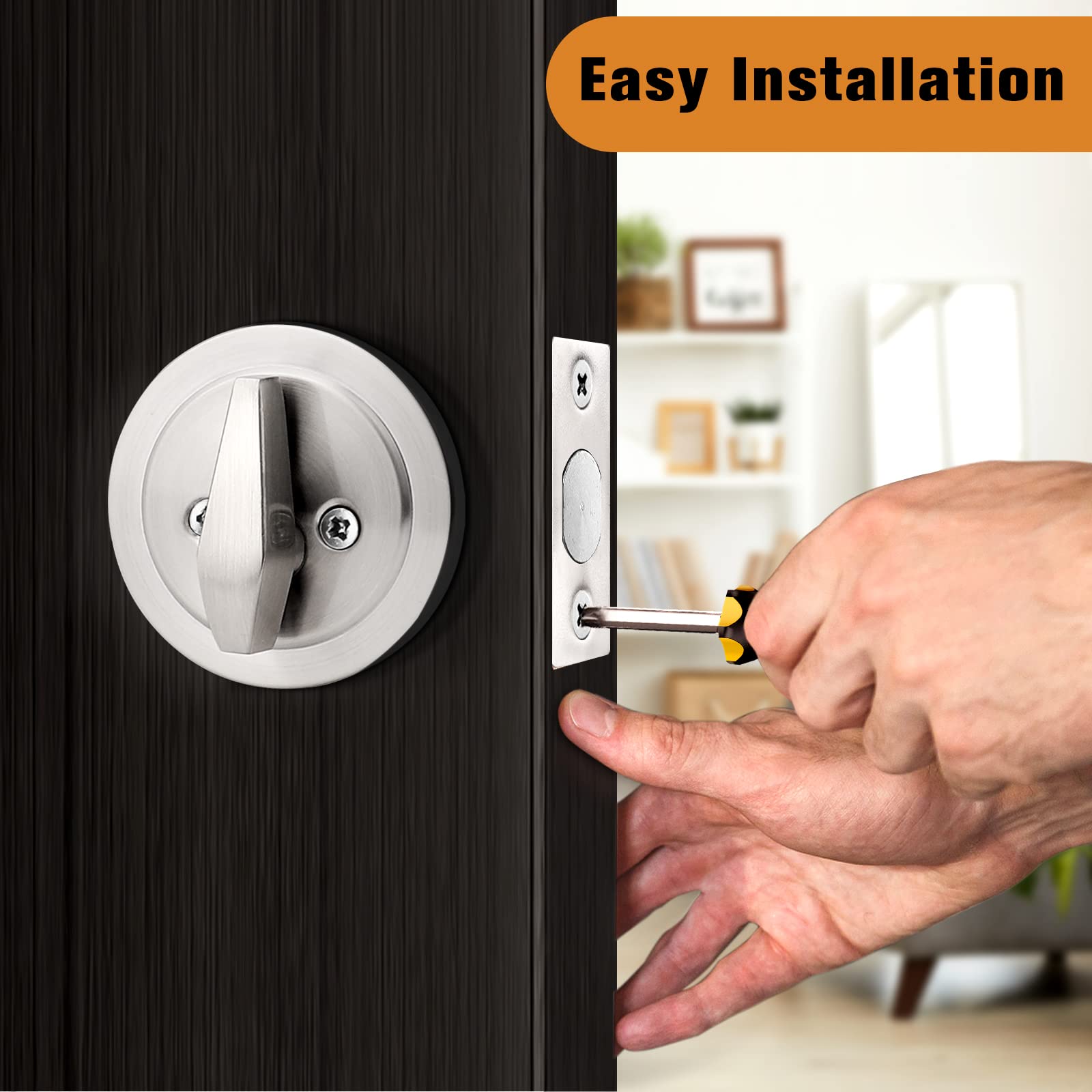 Combo pack includes two keyed-alike units with three keys each.