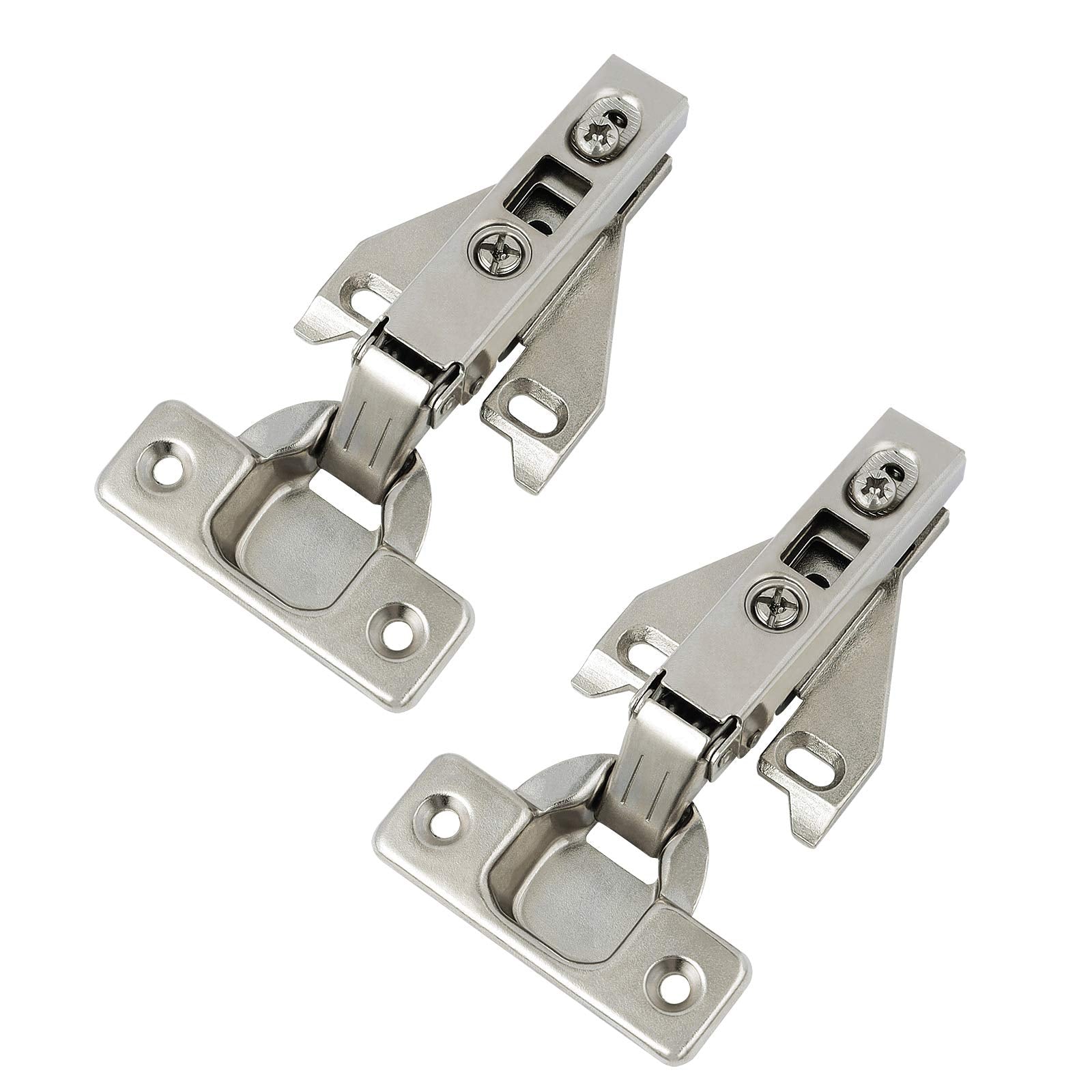 Probrico concealed hinge in brushed satin nickel for face-frame cabinets with smooth operation