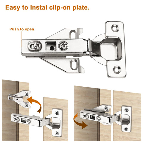 Probrico hinge designed to fit American face-frame cabinets
