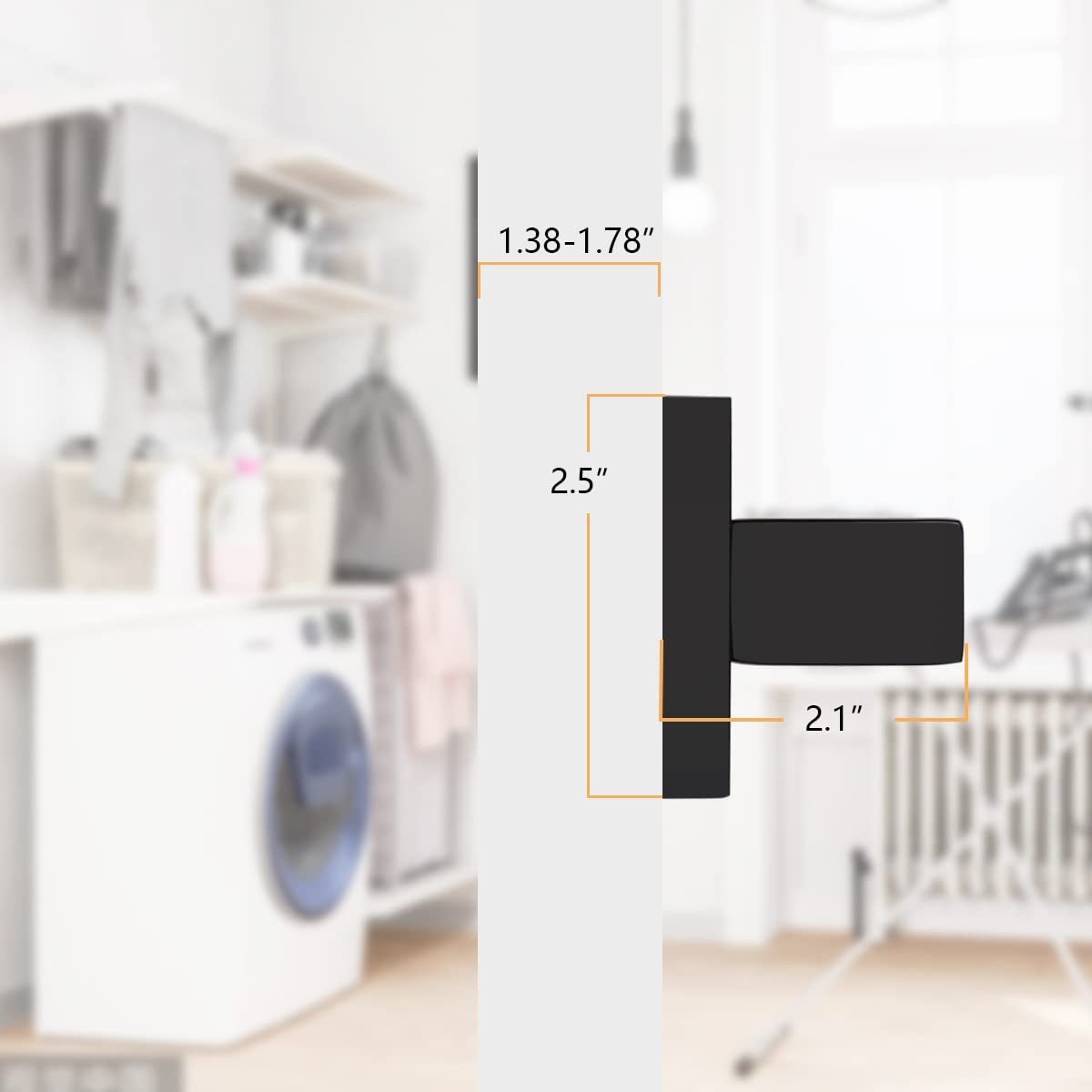 Probrico interior door handle suitable for closets or pantries