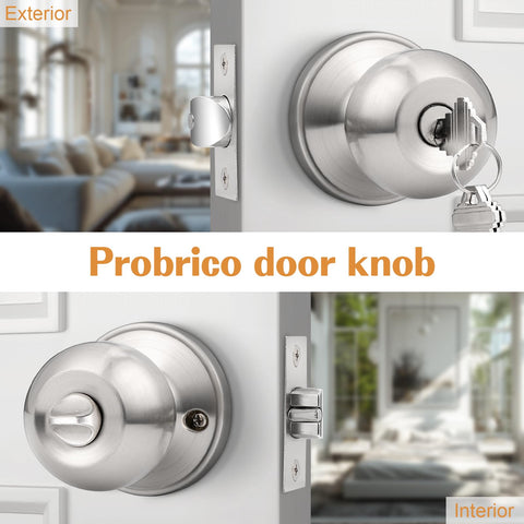 Probrico keyed alike 3-pack demonstrates uniform appearance and simple access
