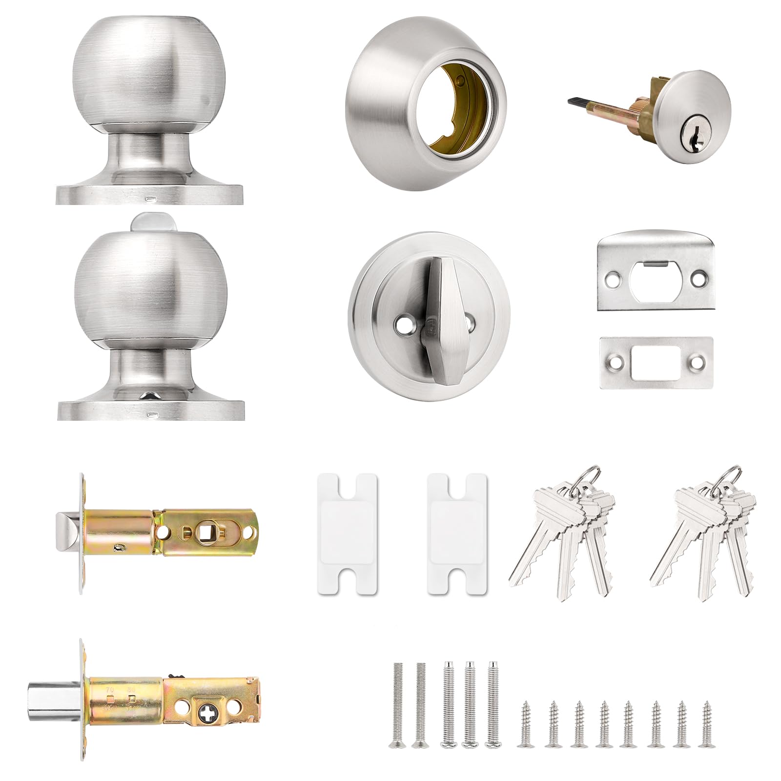 Probrico keyed-alike lock set simplifies key management across the three packs