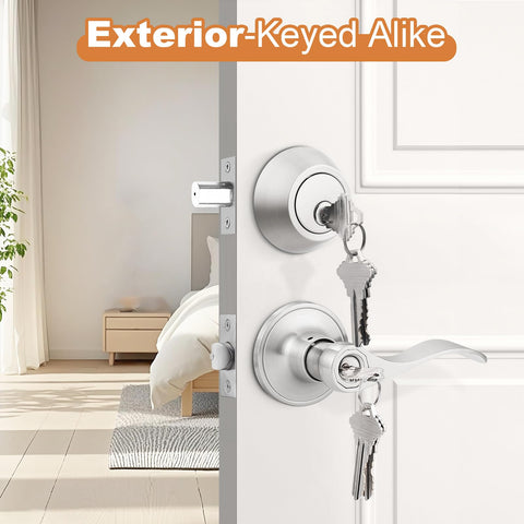 Keyed-alike design lets you open all locks with one key