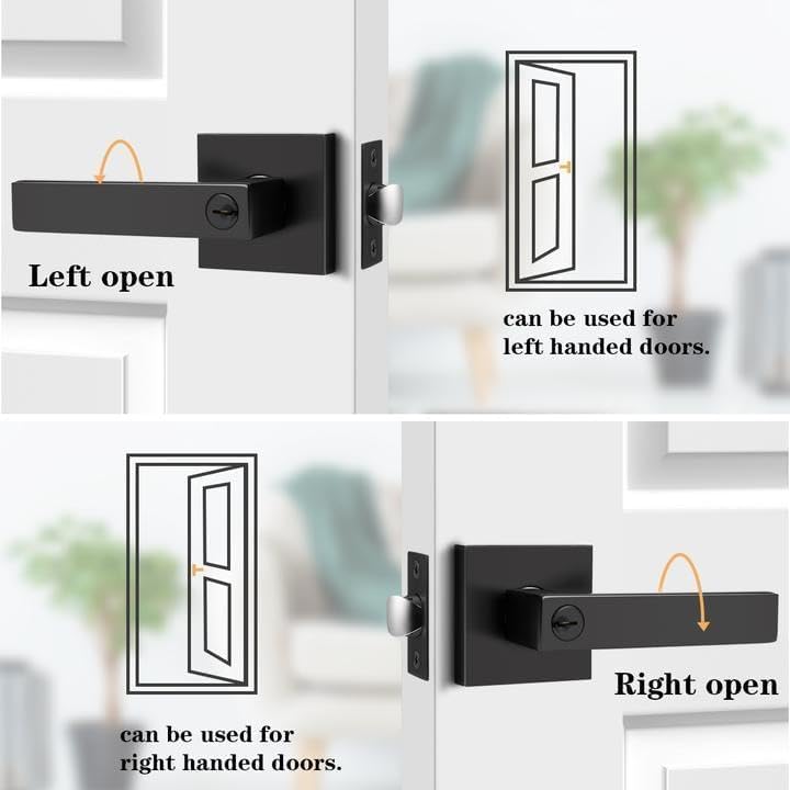 Pair of Probrico keys for the keyed entry lock ensuring controlled access