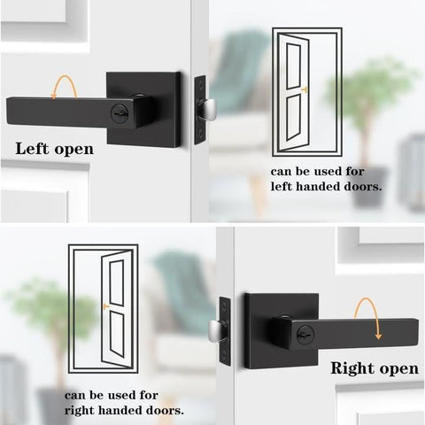 Pair of Probrico keys for the keyed entry lock ensuring controlled access