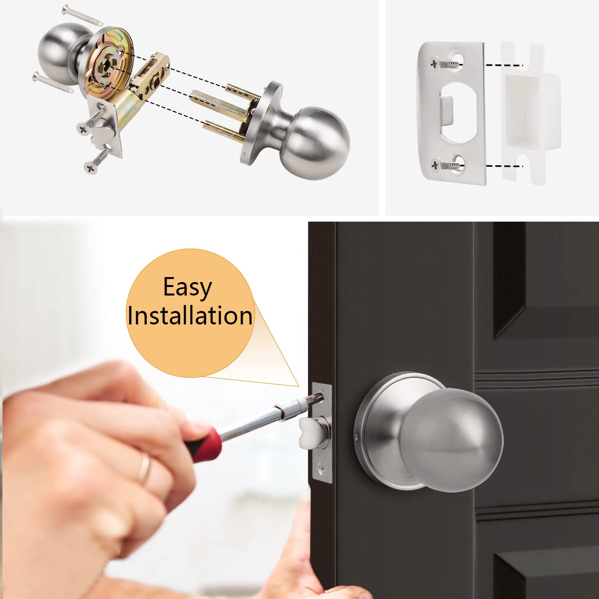 Probrico left-right-handed door compatibility for smooth operation