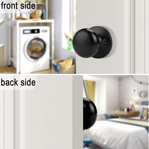 Left-right compatible Probrico knob set enabling easy door pulls.
