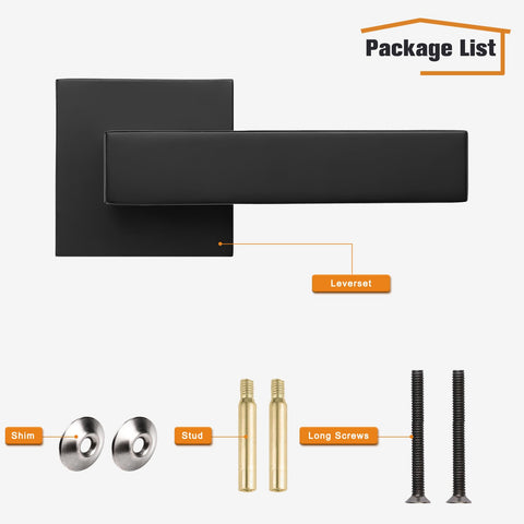 Probrico dummy lever features reversible design for left or right doors.