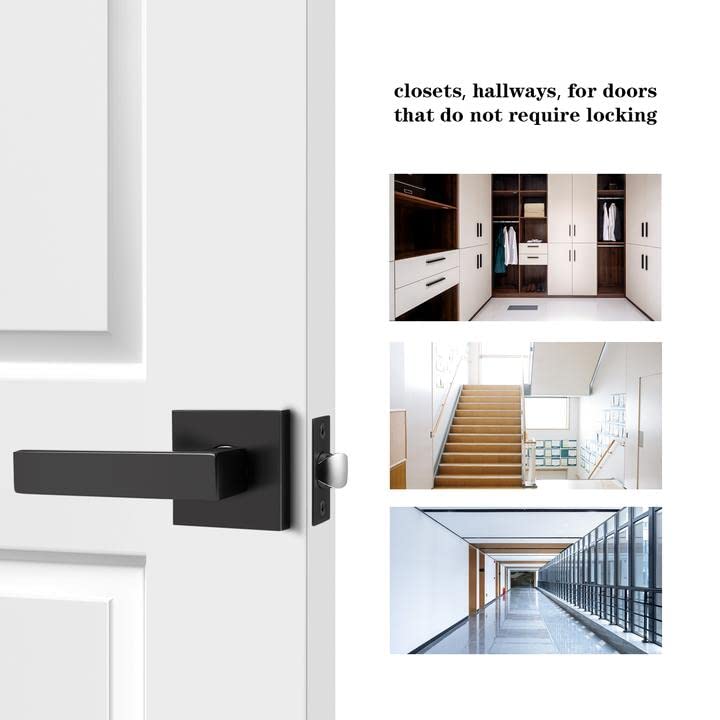 Probrico matte black lever withstands high-traffic daily use