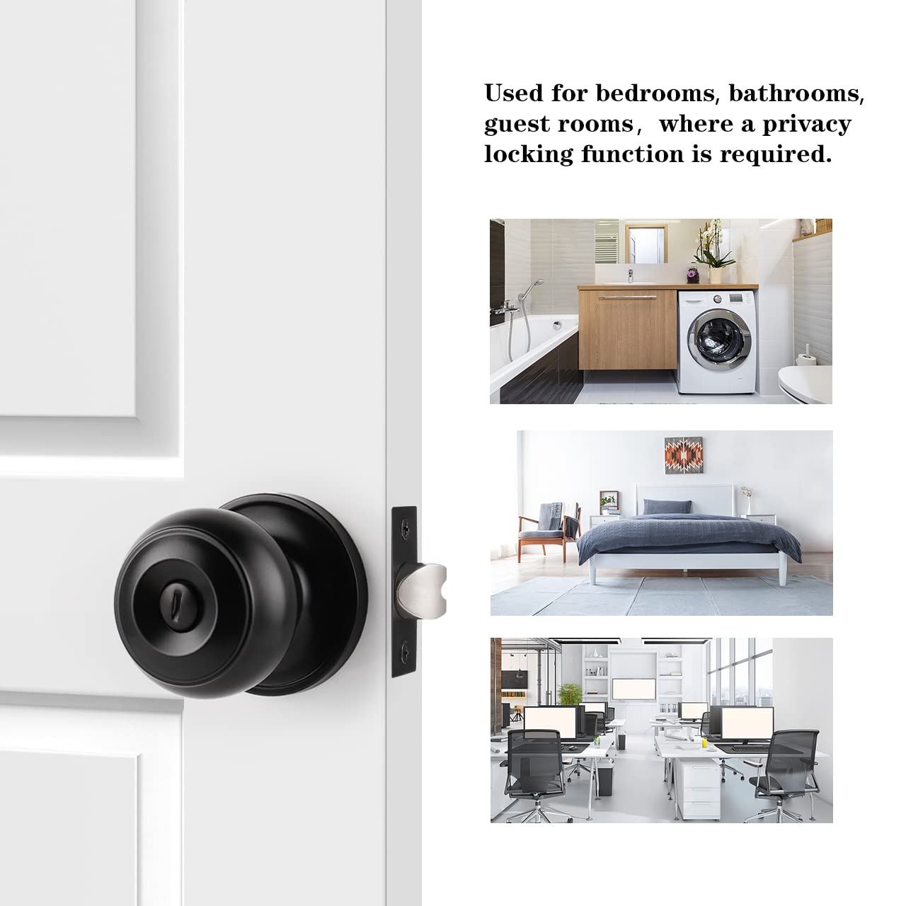 Probrico matte black finish resists fingerprints for daily use.