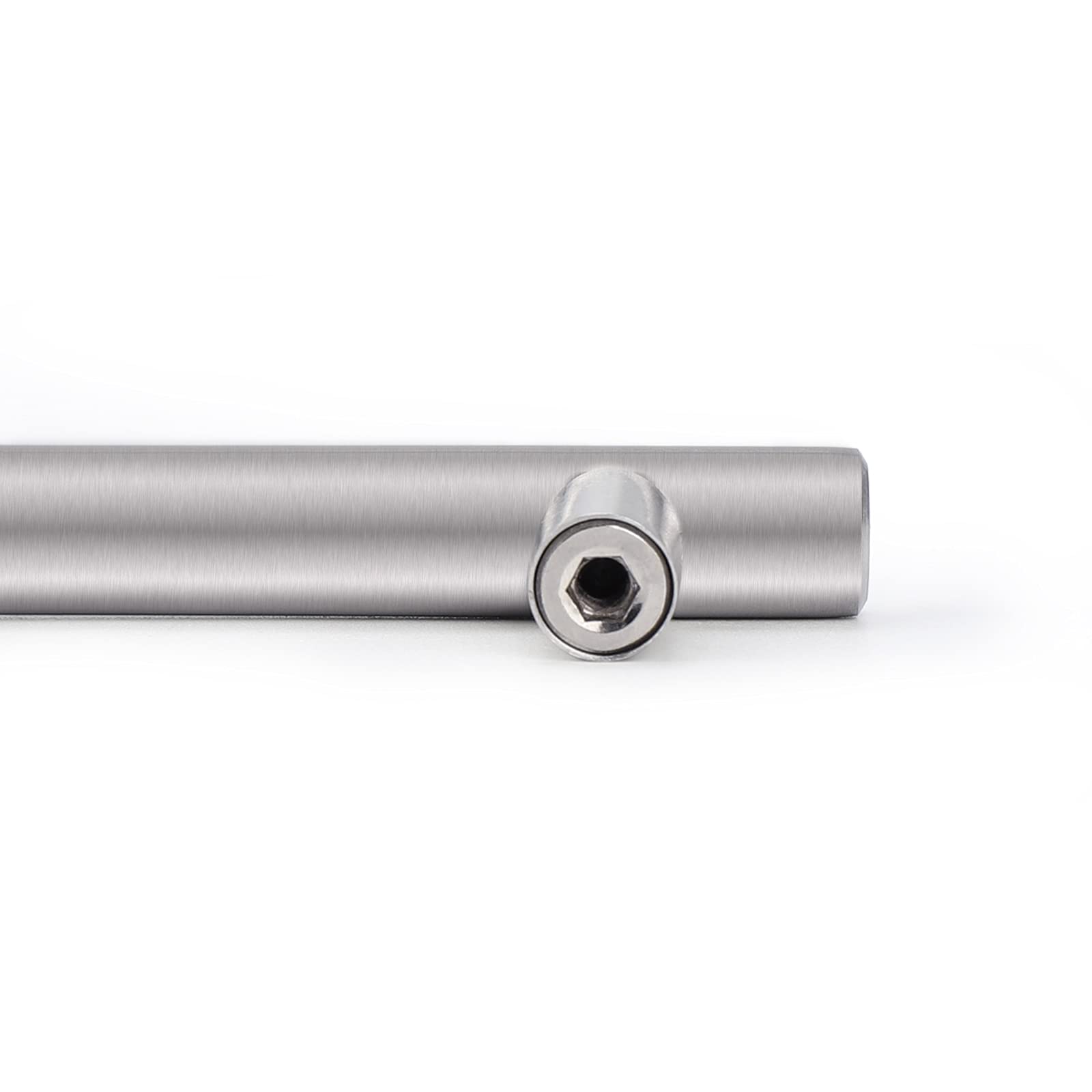 Probrico 3-inch hole centers handle on door showcases contemporary hardware.
