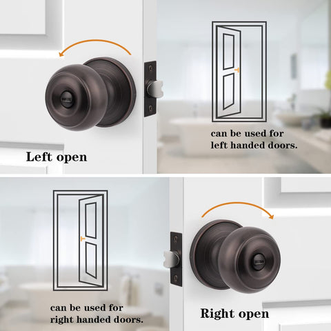 Probrico privacy bronze knob package display showing ten-pack value