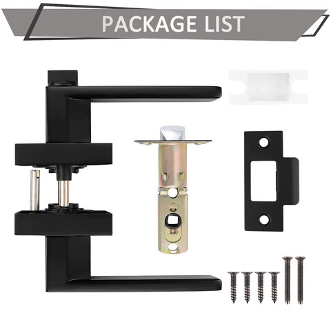 Probrico privacy door handle brass tumbler cylinder for reliable operation.