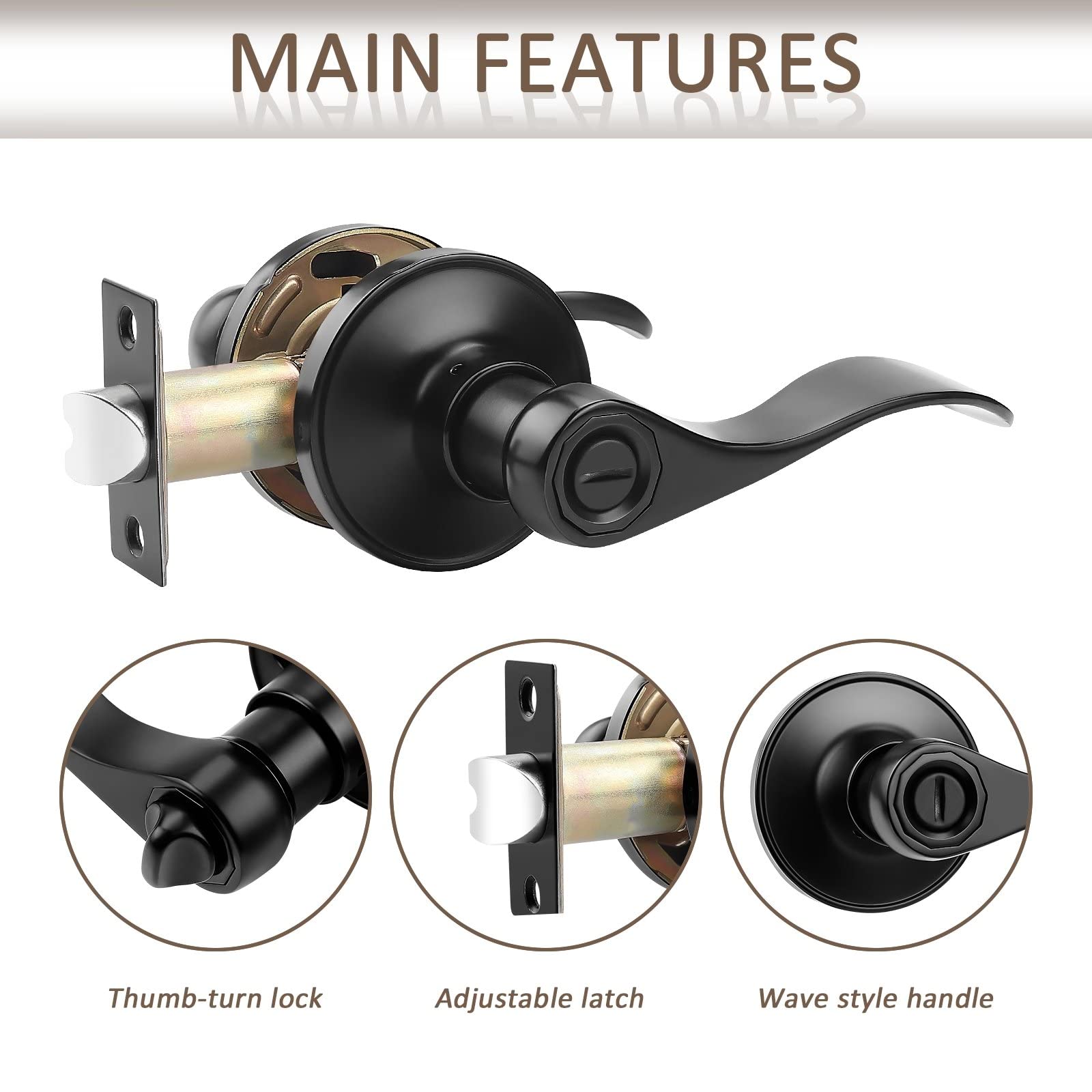 Probrico reversible handle image suitable for both door directions.