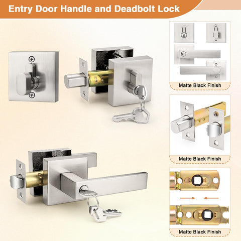 Probrico reversible lever fits left or right-handed doors.