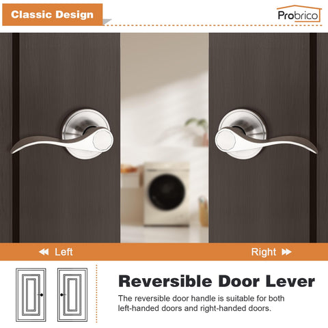 Dimensions and backset adjustability for versatile Probrico lever installation