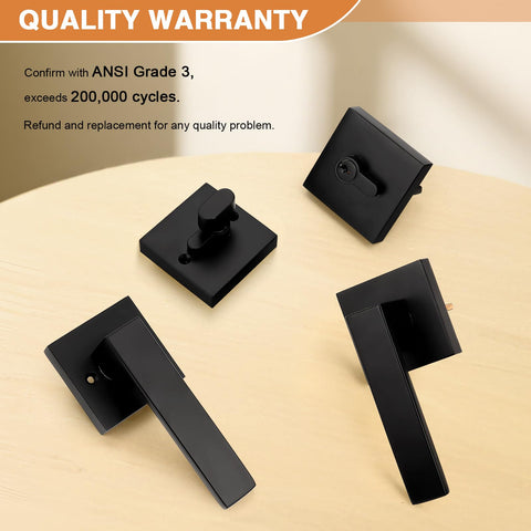 Probrico single-cylinder deadbolt provides secure exterior entry with inside thumb-turn.