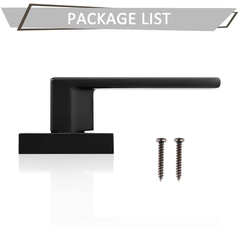 Probrico square dummy lever set, suitable for closets and French doors.