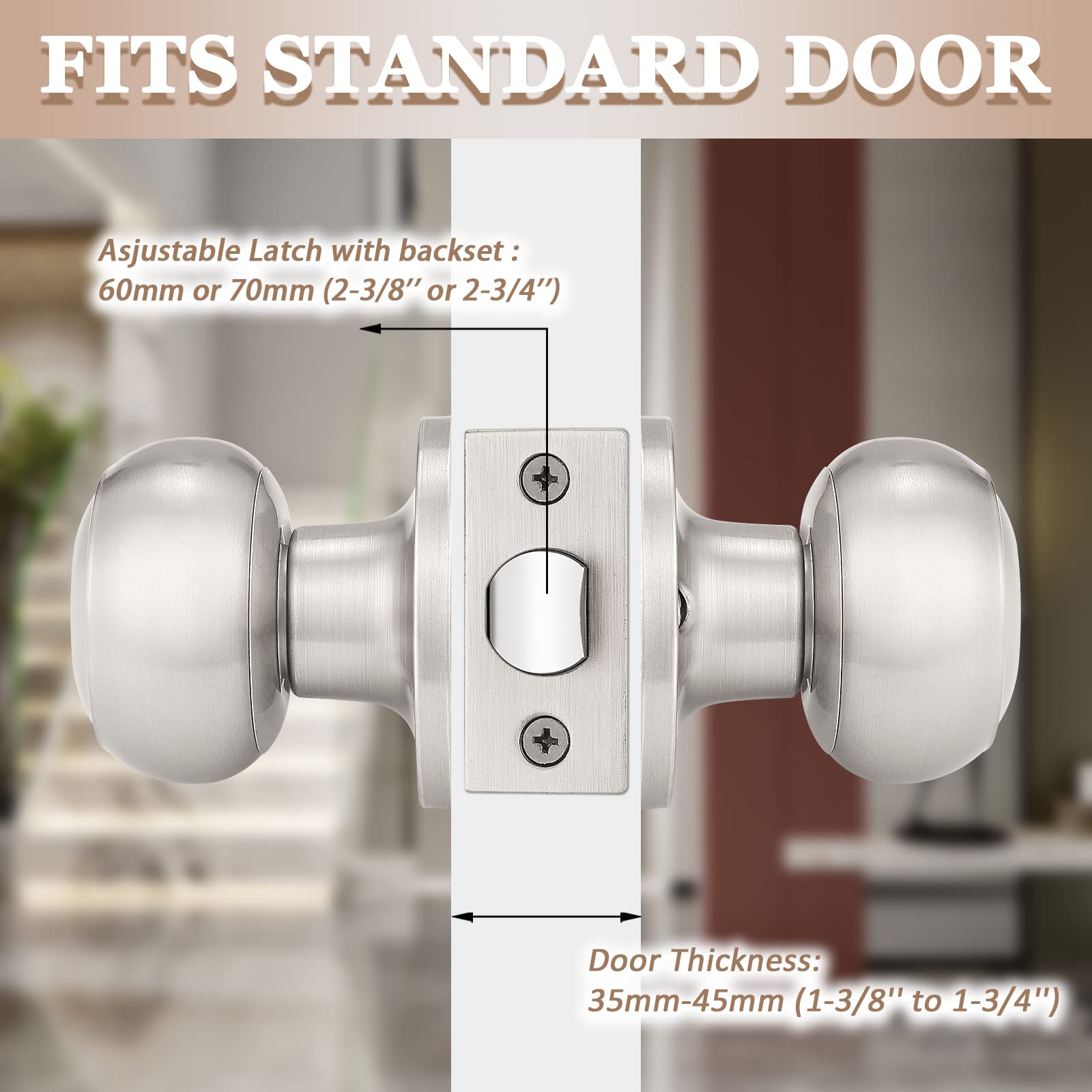 Stainless steel satin nickel Probrico hardware highlighting durable finish