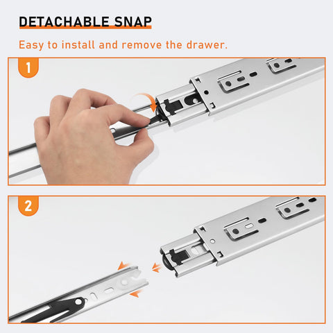 Probrico zinc-plated steel rails resist rust for daily use.