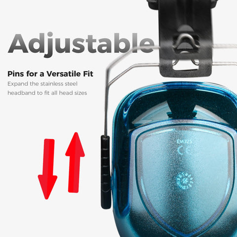 ProCase adjustable headband earmuffs fit kids and adults for comfortable wear