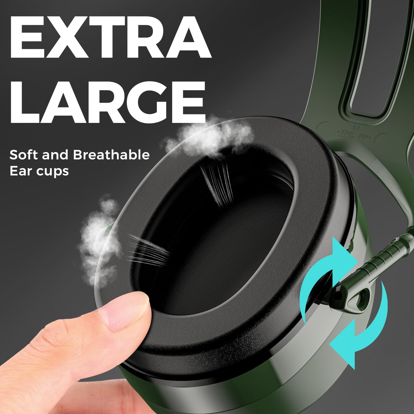 ProCase SNR37dB noise-dampening foam offers reduced ambient sounds.