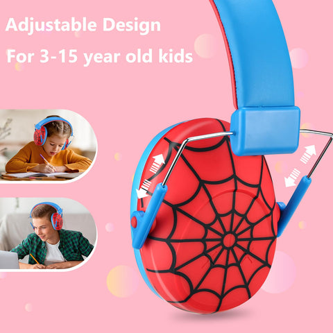 Adjustable headband keeps ProCase headphones fitting growing children.