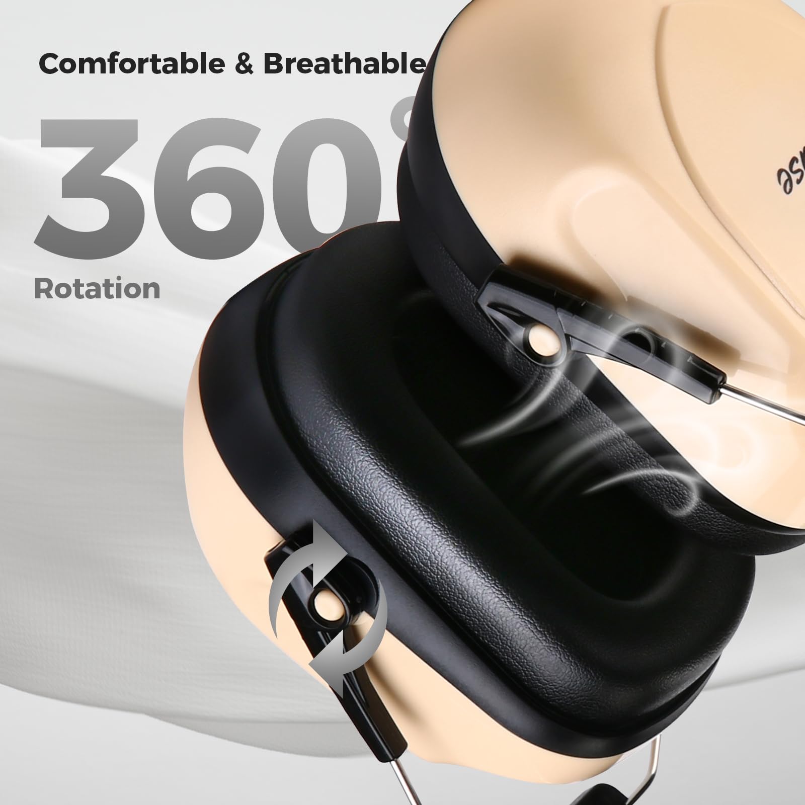 ProCase earmuffs ideal for lawn mowing and construction noise at home